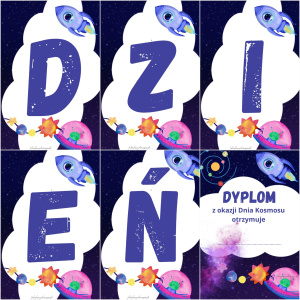 DZIEŃ KOSMOSU – NAPIS + DYPLOM